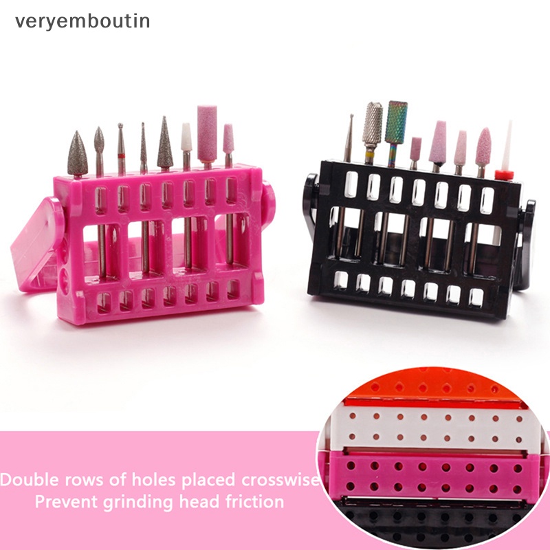 Giá Đỡ Đầu Mài Móng Tay 16 Lỗ Tiện Lợi