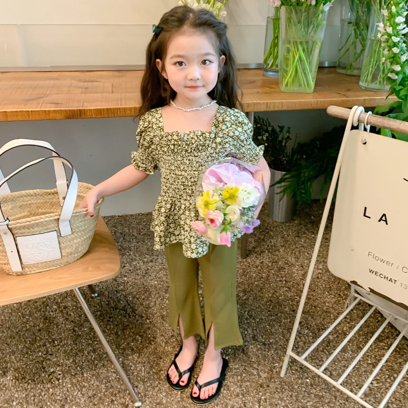 Bộ Đồ Thời Trang Mùa Hè Xinh Xắn Dành Cho Bé Gái