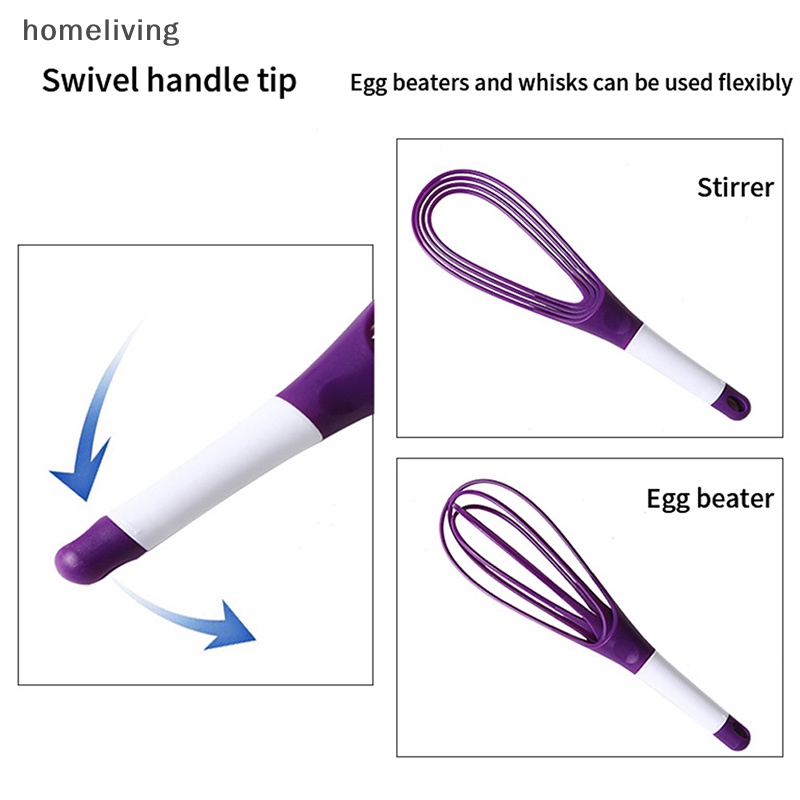 Dụng Cụ Đánh Trứng 2 Trong 1 Có Thể Gấp Gọn Tiện Dụng