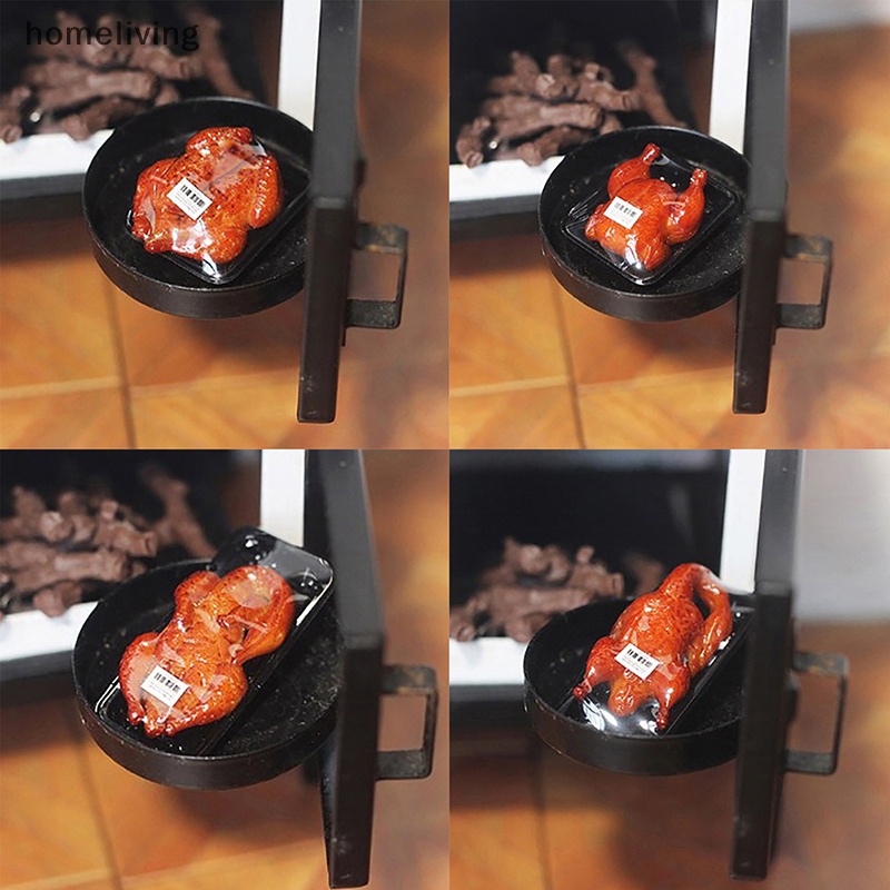 Mô Hình Đồ Ăn Gà / Vịt / Gà Tây Tỉ Lệ 1: 12 Trang Trí Nhà Búp Bê