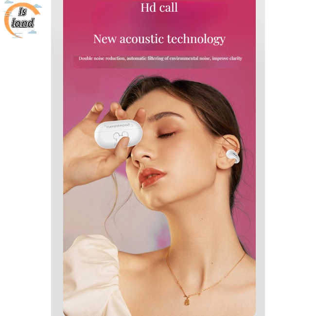 [IS] Tai nghe không dây Dạng Kẹp Phong Cách Thể Thao Âm Thanh Stereo Hifi