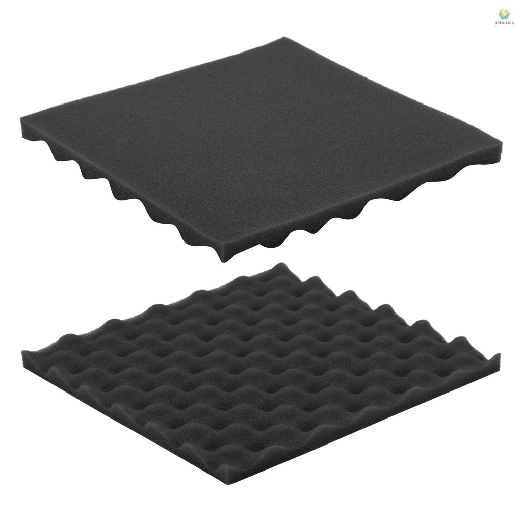 Set 36 Miếng Xốp Cách Âm 30 * 30cm / 12 * 12in Màu Xám Đậm Chuyên Dụng Cho Phòng Thu