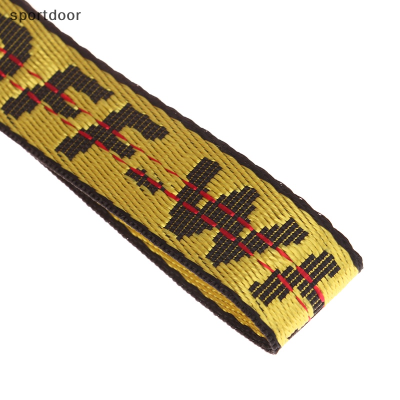 [sportoutdoor] Móc Chìa Khóa Vải Canvas PU Có Dây Đeo Cổ Tay Phong Cách Âu Mỹ [out]