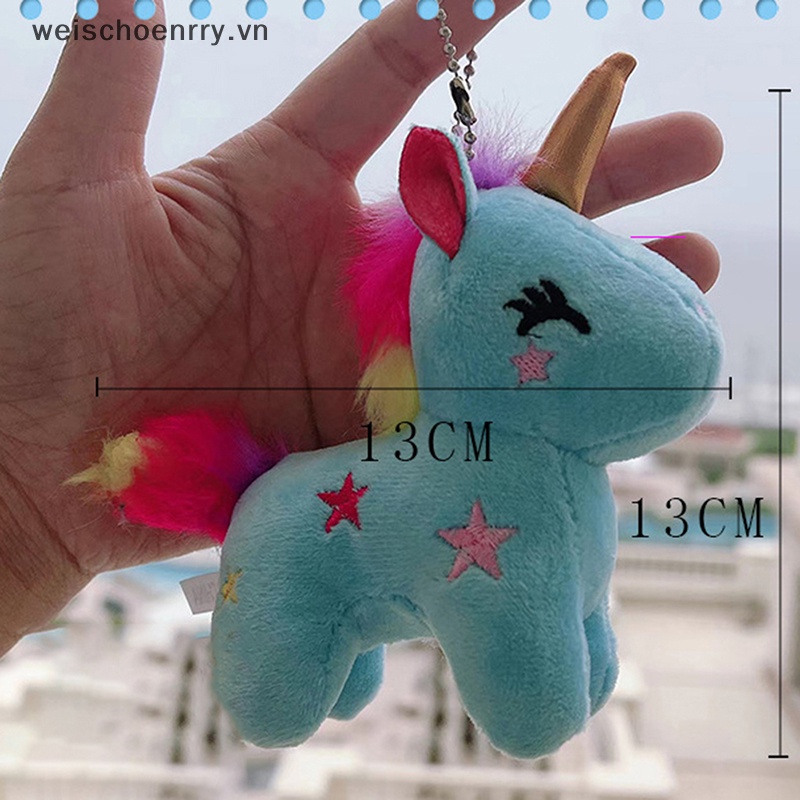 Móc Khóa Kỳ Lân Nhồi Bông Mini Mềm Mại Dành Cho Bé Gái