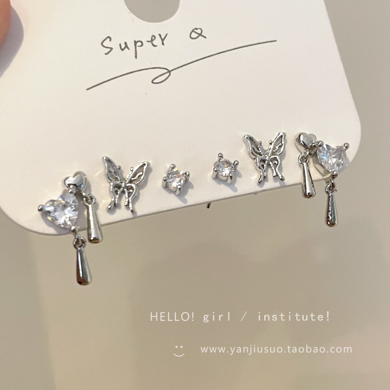 Bông Tai Hình Bướm Cỡ Nhỏ Độc Đáo Sang Trọng Cho Nữ