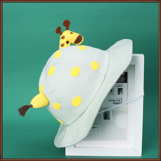 Mũ Tai Bèo Vải Cotton Họa Tiết Chấm Bi Nhiều Màu Thời Trang Cho Bé