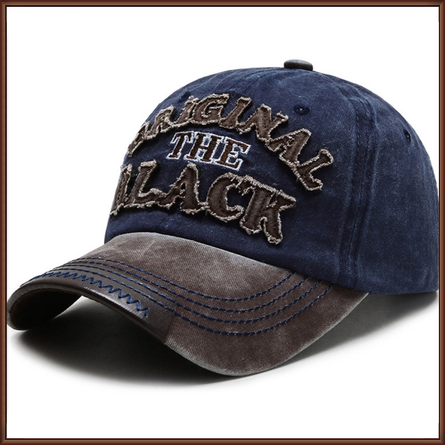 Mũ Lưỡi Trai Vành Cong In Chữ Phong Cách Retro Thời Trang Cho Nam Nữ