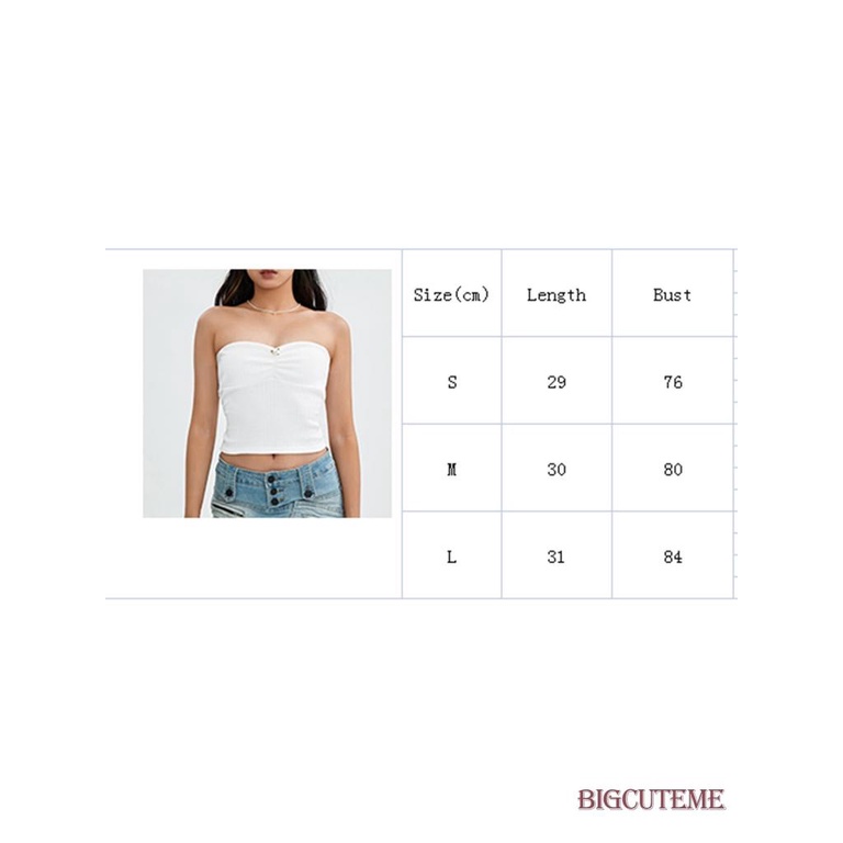 [] Áo Ống Màu Trơn Mỏng Không Dây Mùa Hè 3D Vừa Vặn Cho Nữ