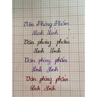 Mực Hồng Hà Xanh Đen Đỏ Tím _LL