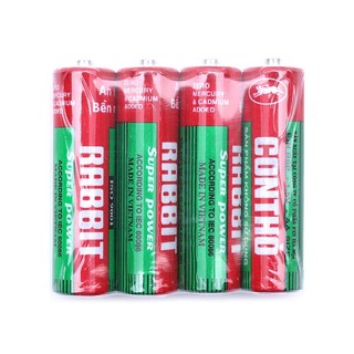 Pin tiểu con thỏ AA hoặc pin đũa AAA (04 viên) _DCPT