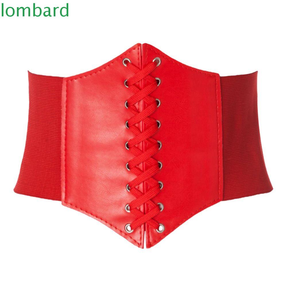 1 Thắt Lưng Giả Da Phối Ren Co Dãn Thời Trang Cho Nữ