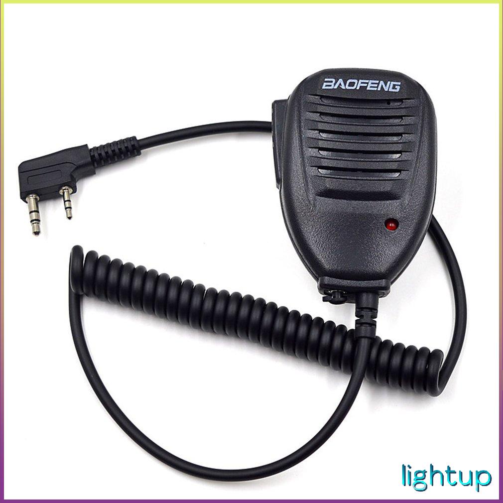 Ban Đầu Đài Phát Thanh Loa Mic Micro Ptt Cho Di Động 2 Chiều Bộ Đàm Uv-5R Uv-5Re Uv-5Ra Plus Uv-6R [Y/4]