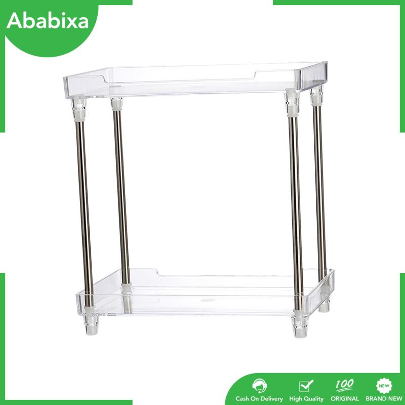 Khay Đựng Trang Sức Hai Tầng Chống Trượt Sức Chứa Lớn Tiện Dụng Cho Nhà Bếp / Văn Phòng / Ban Công