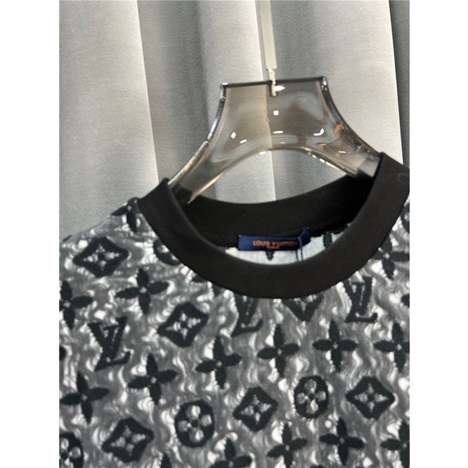 Áo Thun Tay Ngắn Cổ Tròn Thêu Hình jacquard Mới Cho Nam