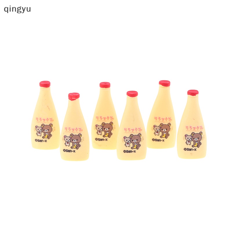 Set 6 Mô Hình Bánh Pudding Mini Tỉ Lệ 1: 12 Trang Trí Nhà Búp Bê