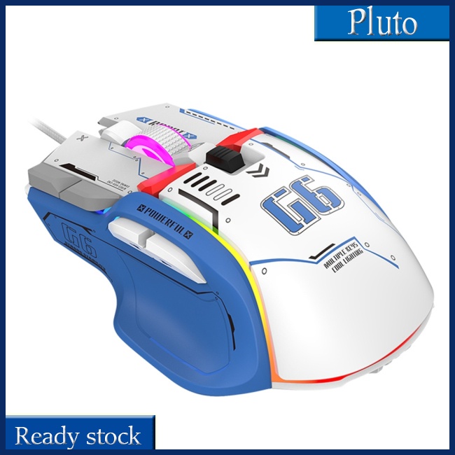 Mới Chuột Quang Chơi Game G6 12800dpi Rgb Nhiều Màu Sắc