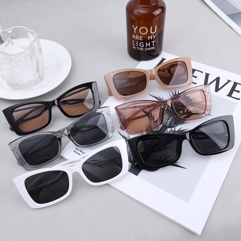 [Đặc trưng] Kính Mát Gọng Vuông Phong Cách Retro Thời Trang Cho Nam Nữ