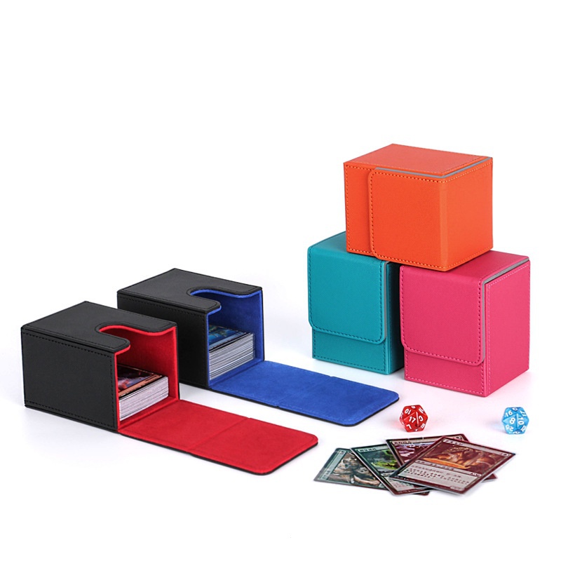 100+deck box yugioh pokemon magnetic bao da đựng thẻ hộp lưu trữ bộ sưu tập