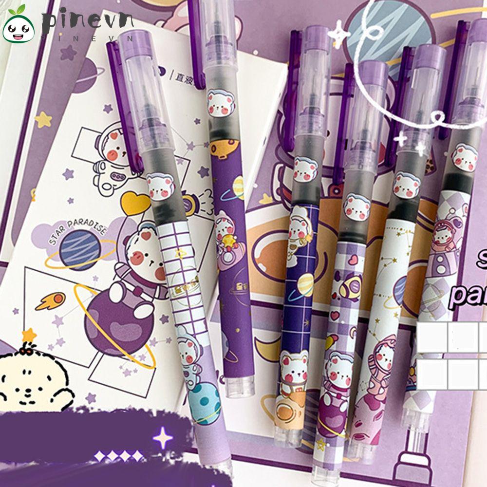 Set 6 Bút Bi Kiểu Dáng Hoạt Hình Dễ Thương