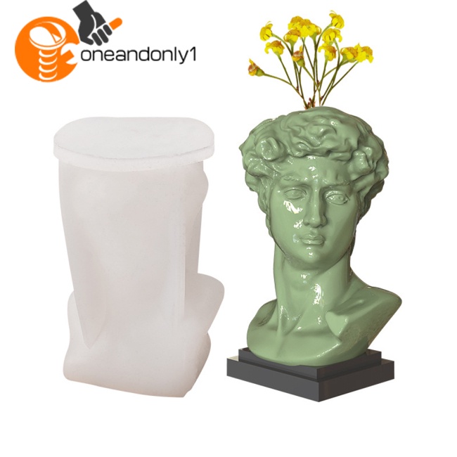 Khuôn Silicone Làm Giá Đỡ Bút Hình Bình Hoa Độc Đáo Trang Trí Nhà Cửa Diy