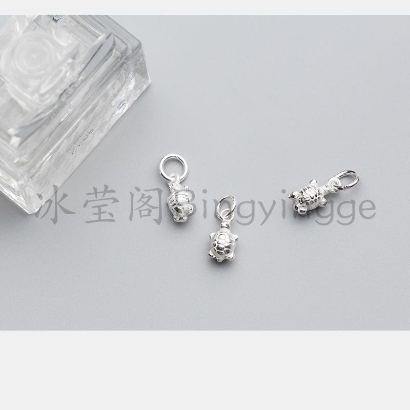 Mặt Dây Chuyền Bạc 925 Hình Chú Rùa Nhỏ Xinh Xắn
