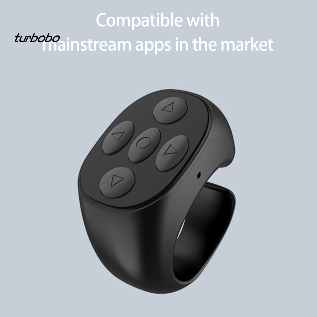 Thiết Bị Điều Khiển Video Ngón Tay Tự Động Kết Nối Bluetooth Không Dây Cho Điện Thoại Di Động Lười Biếng Pin Dài