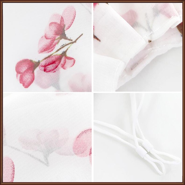 Khẩu Trang Chống Nắng Chống Bụi Thoáng Khí In Họa Tiết Thời Trang Mùa Hè