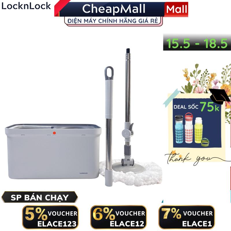 Cây lau nhà tự vắt thông minh 360 độ xoay tay mini, bộ lau nhà LocknLock xịt nước lau chùi sàn nhà tiện lợi - CheapMall