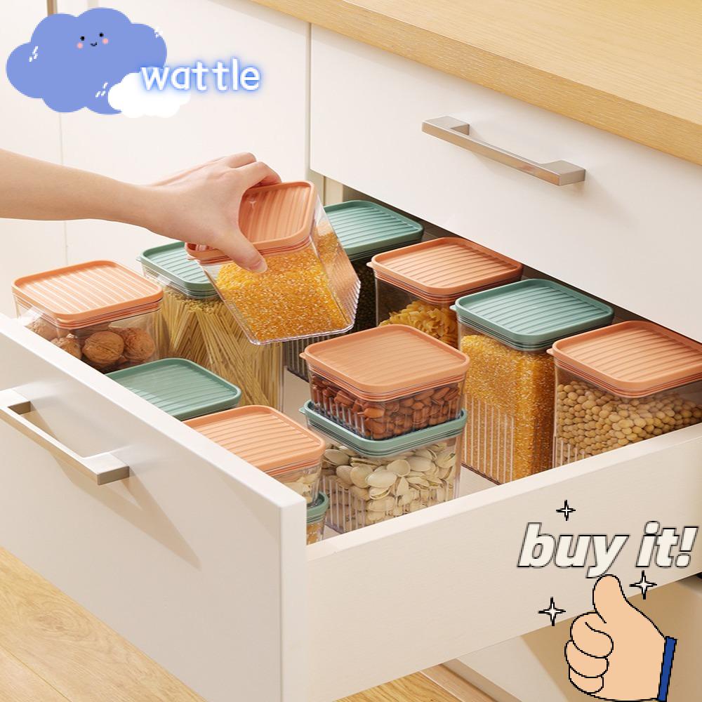 Hộp Đựng Thực Phẩm Đa Năng Chống Ẩm Có Nắp Đậy Tiện Lợi