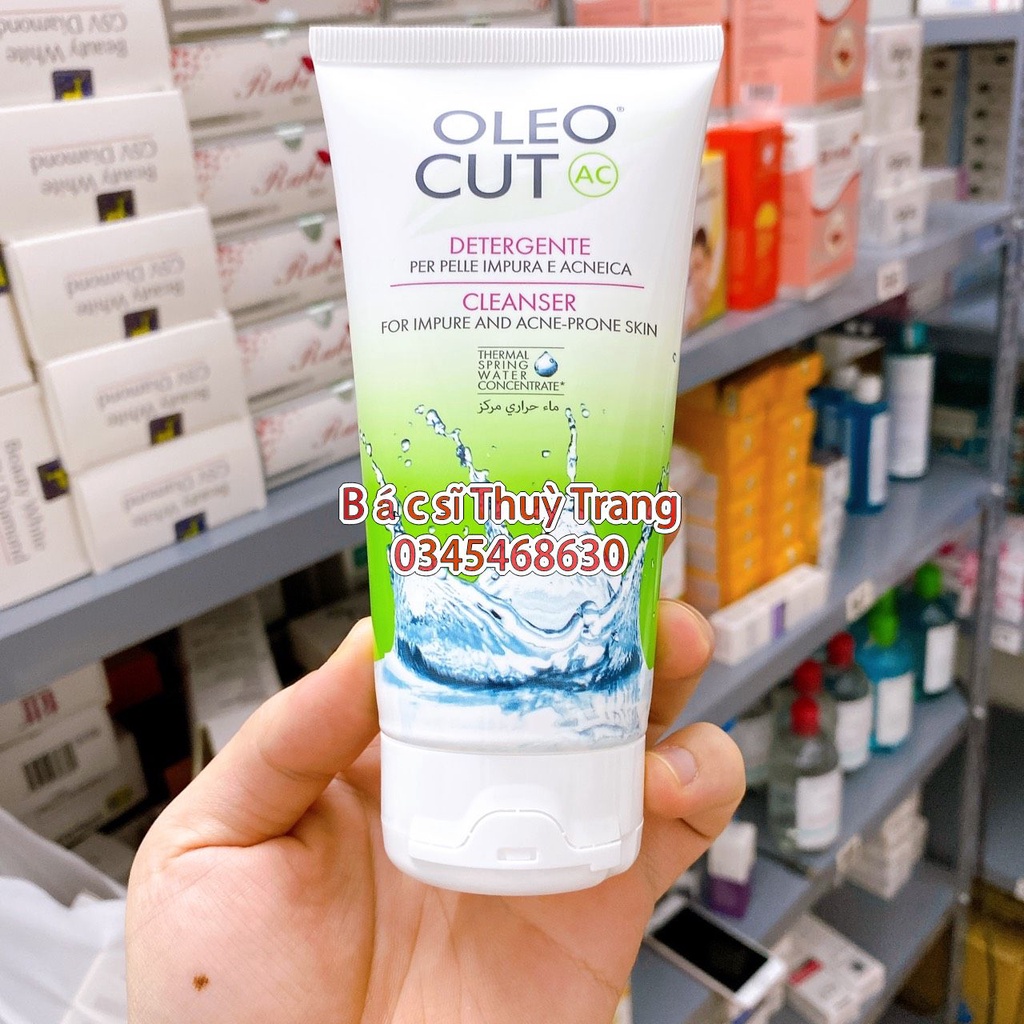 Sữa rửa mặt cho da dầu mụn OLEOCUT AC Cleanser - 150ml