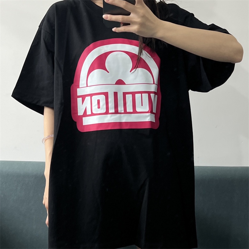 Áo Thun Họa Tiết Vương Miện Thời Trang L55v- Thời Trang Mới Nhất 2023ss Dành Cho Cặp Đôi