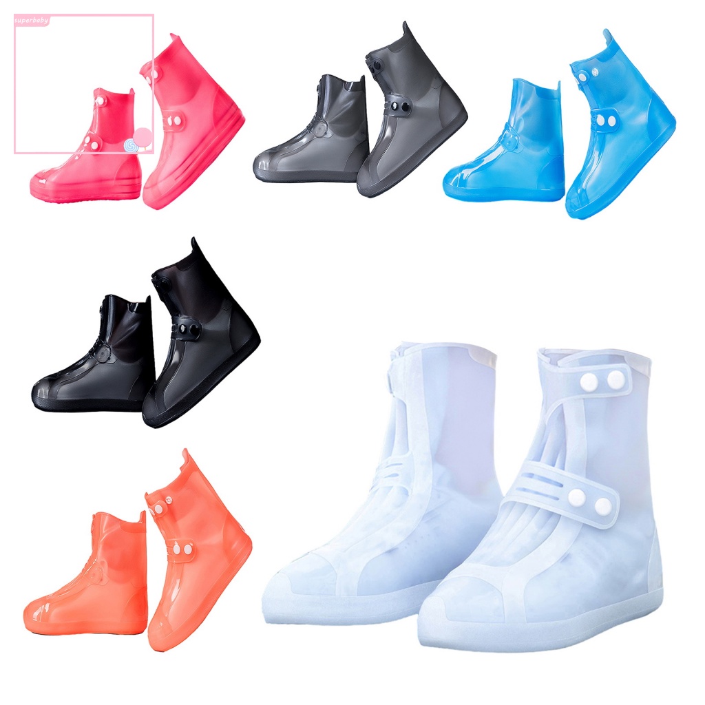 1 Cặp Vỏ Bọc Giày Đi Mưa Chống Mòn Đa Năng Tiện Dụng