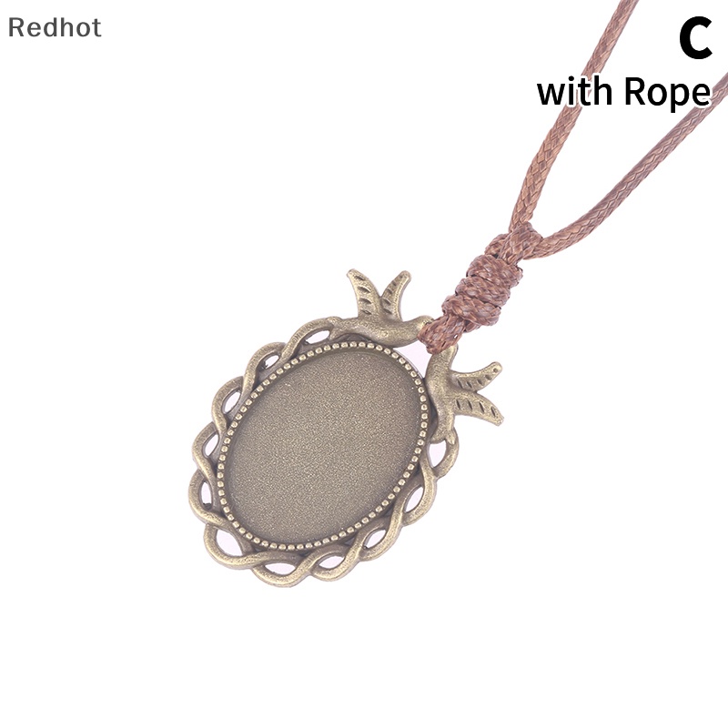 Khay Làm Mặt Dây Chuyền Hình Oval 18 * 25mm DIY