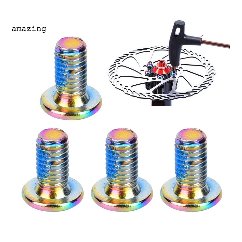 Bộ 12 Ốc Vít M5x11.5 Cho Đĩa Phanh Xe Đạp Địa Hình MTB T25 Torx