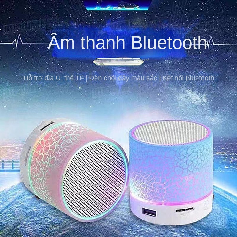 Loa Bluetooth Mini Led 3 Màu Trong Suốt , Âm Hay Bass Cực Đỉnh