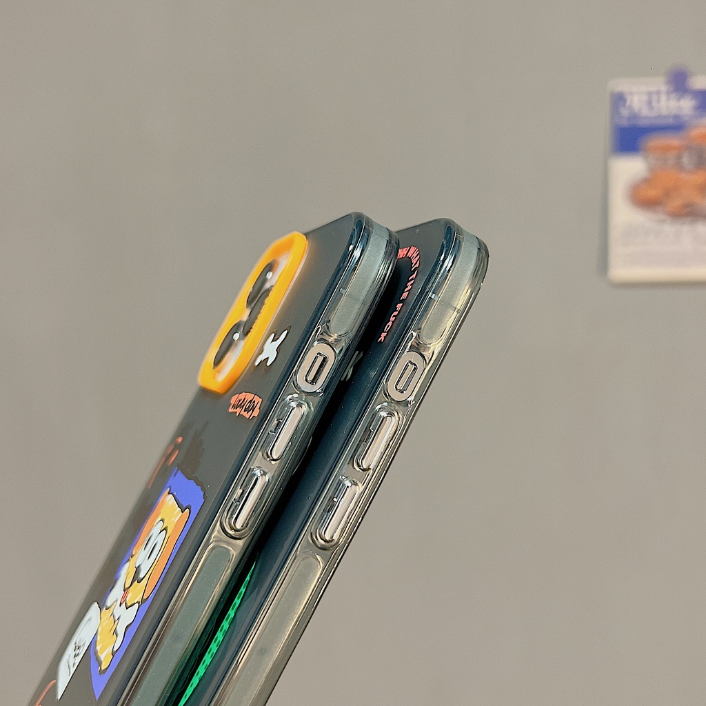Ốp Điện Thoại tpu Mềm Chống Sốc Họa Tiết Chú Cún Hoạt Hình Cho iPhone 11 13 12 14 PRO MAX