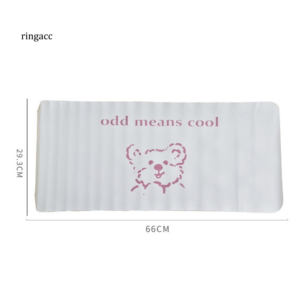 Tấm Lót Chuột RGA Giả Da In Họa Tiết Hoạt Hình Dễ Thương Chống Mòn / Trượt Tiện Dụng