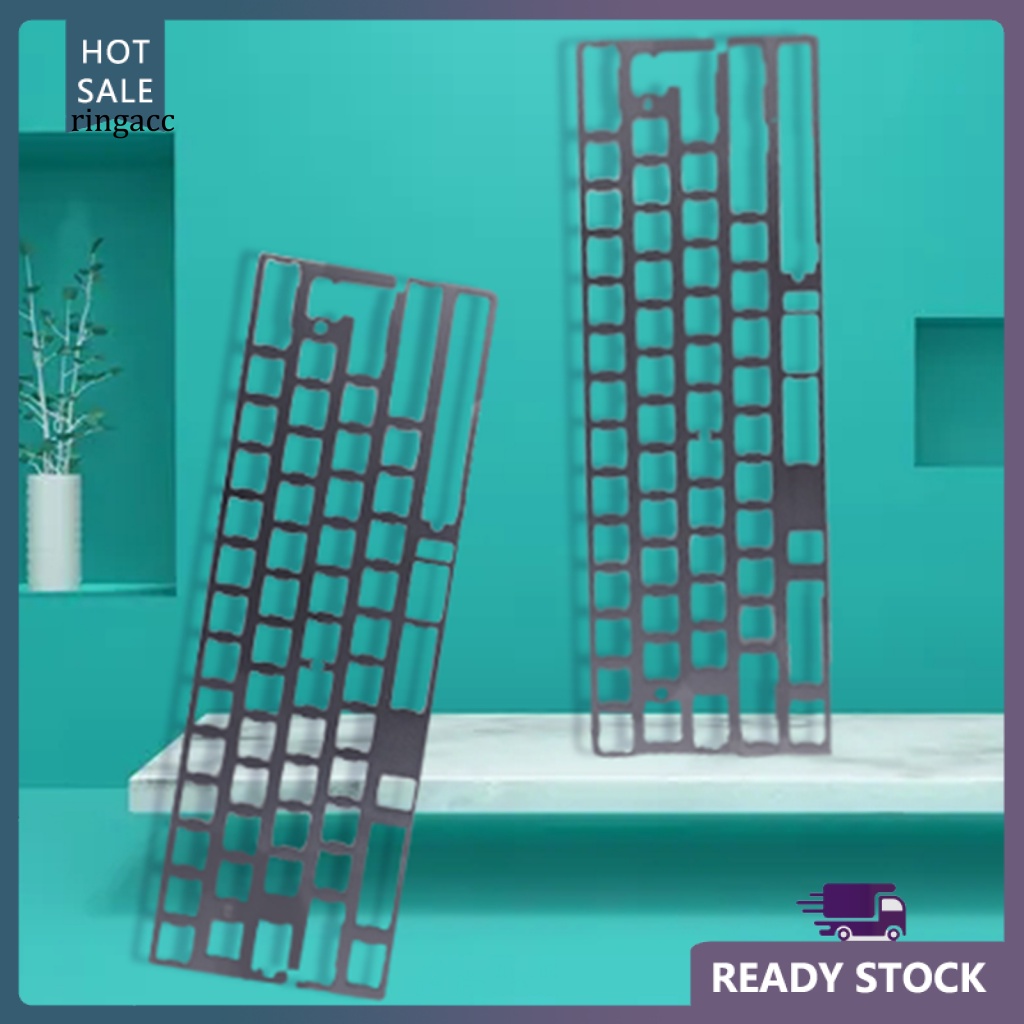 Tấm Viền Bàn Phím RGA Bằng Thép Không Gỉ Chống Rung Thay Thế Tiện Dụng DIY Cho GK64 DZ60 GH60