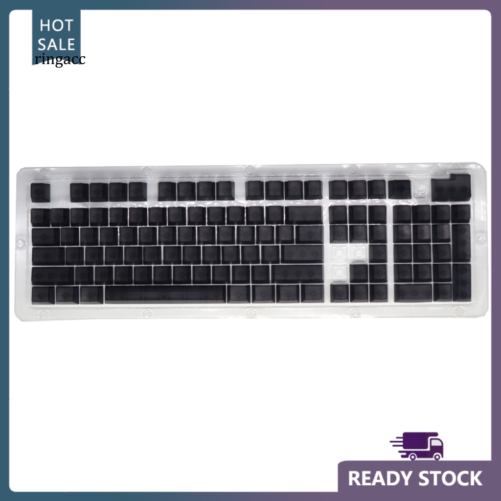 Bàn Phím RGA 104 Phím Chống Trượt Bằng ABS Trong Suốt Cho Văn Phòng