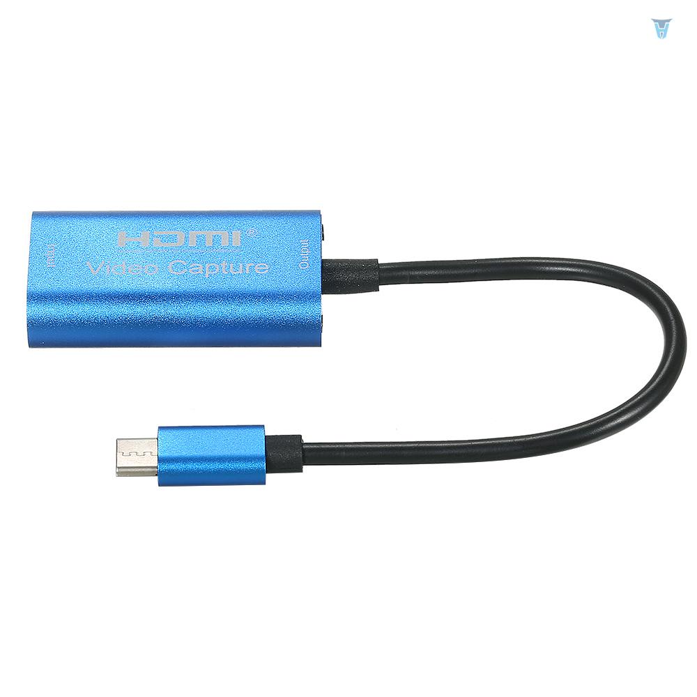 Thẻ Ghi Video HD Đầu Vào 4K 1080P Bằng Hợp Kim Nhôm Cỡ Nhỏ Vỏ Rộng Siêu Bền