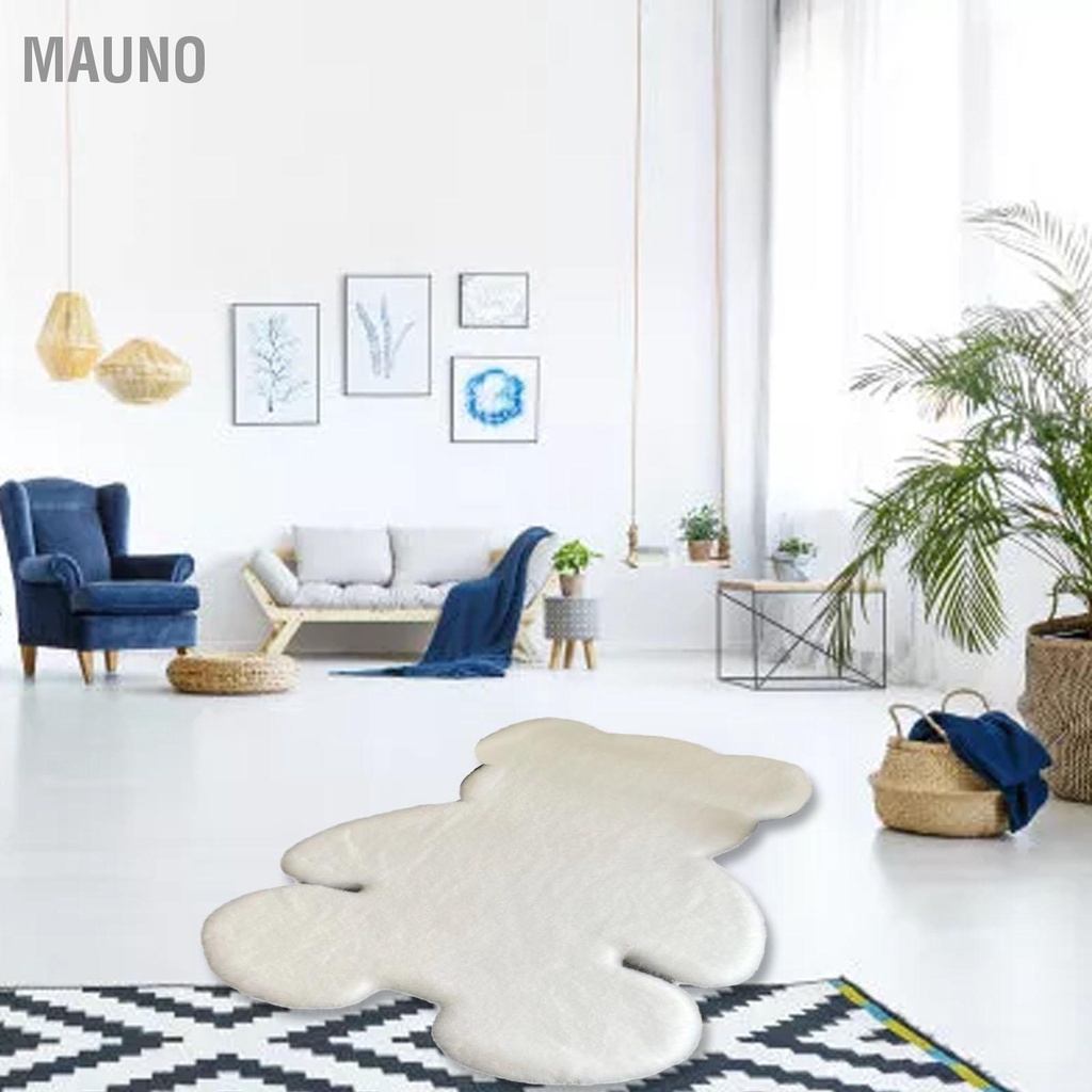 Mauno Dễ Thương Phòng Ngủ Thảm Mềm Mại Hình Gấu Lông Sàn Cho Trẻ Em Teen Nữ Khách