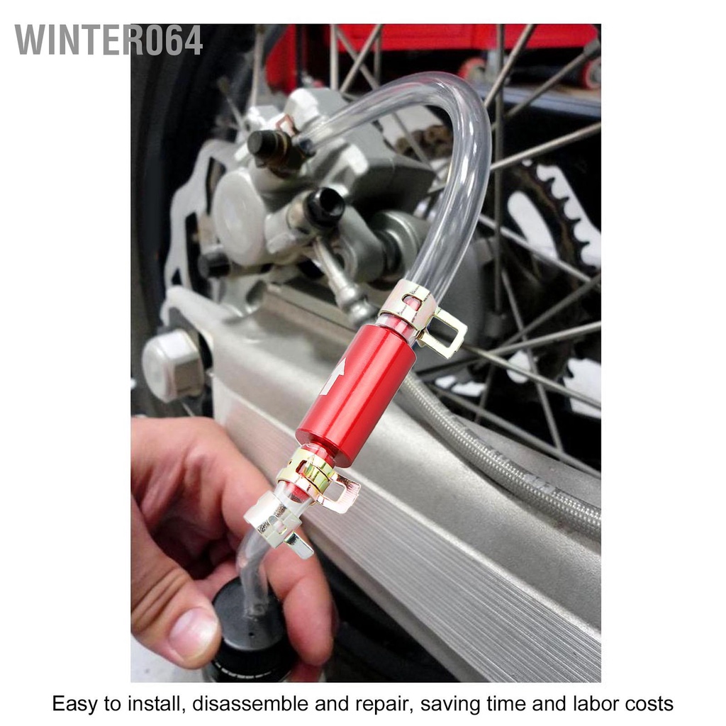 Winter064 1 Phanh Bleeder Vòi 6 Mm Bền Đẹp Đáng Tin Cậy Lâu Dài Một Chiều Van Kiểm Tra Ống Chảy Máu Bộ Dụng Cụ Đa Năng dành Cho Xe Máy Ô Tô
