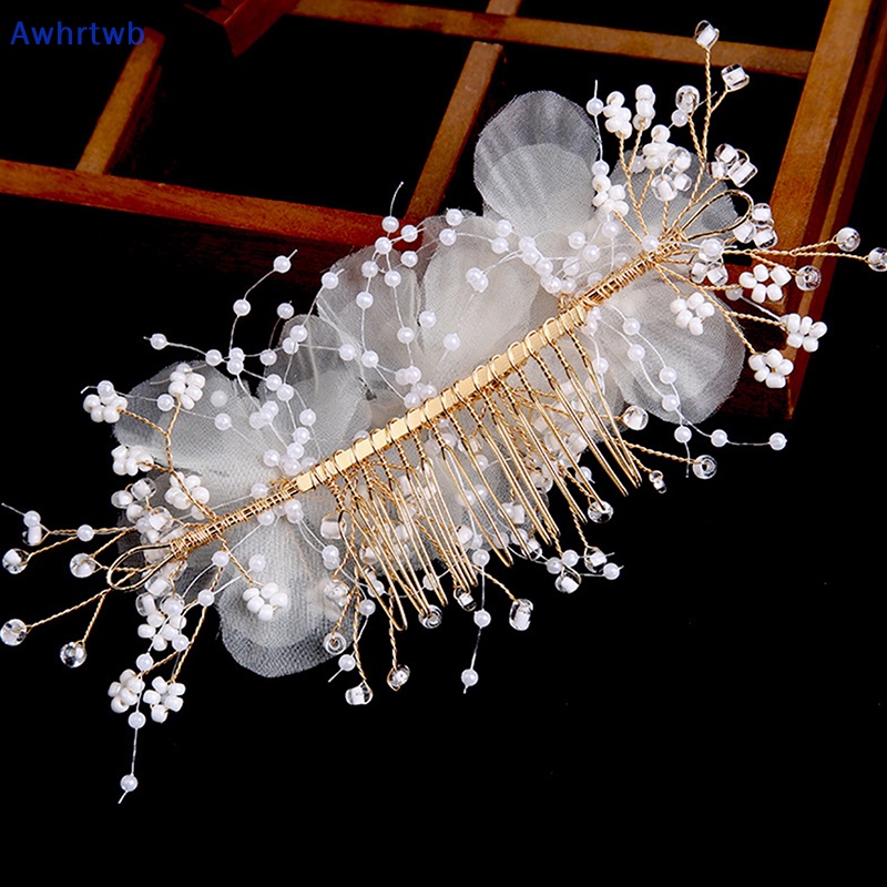 Cài Tóc Hình Hoa Đính Ngọc Trai Nhân Tạo Thời Trang Cho Nữ Mới