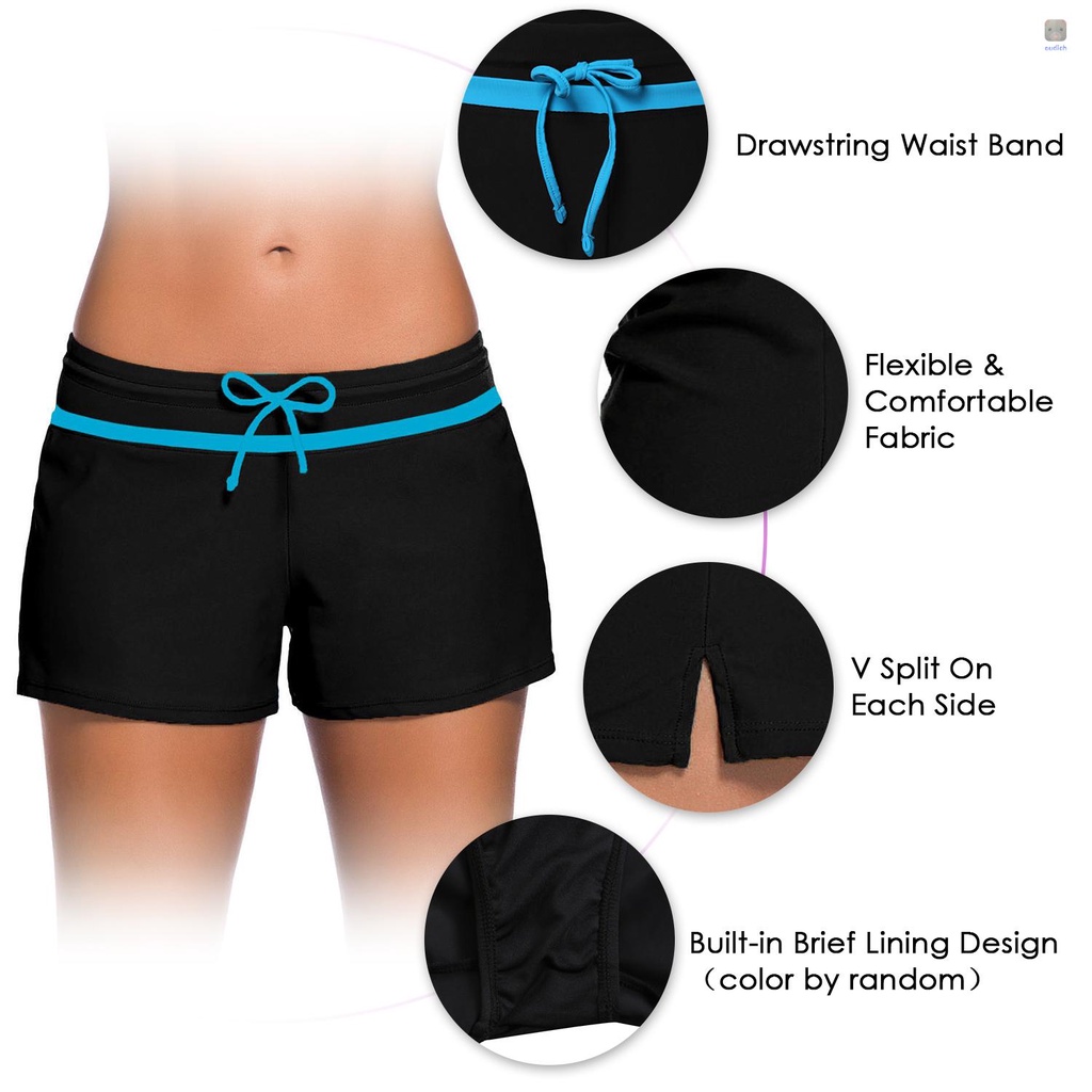 Quần Bơi Ngắn Dây Rút Tùy Chỉnh Thời Trang Quyến Rũ Cho Nữ