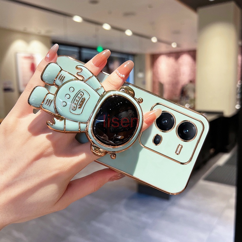 Ốp lưng Vivo V25 V25E Ốp Điện Thoại Có Giá Đỡ Hình Phi Hành Gia Cho Vivo V27 5G / V27E / V23 5G / V20 SE / V15 / V19 / V19 NEO YHY