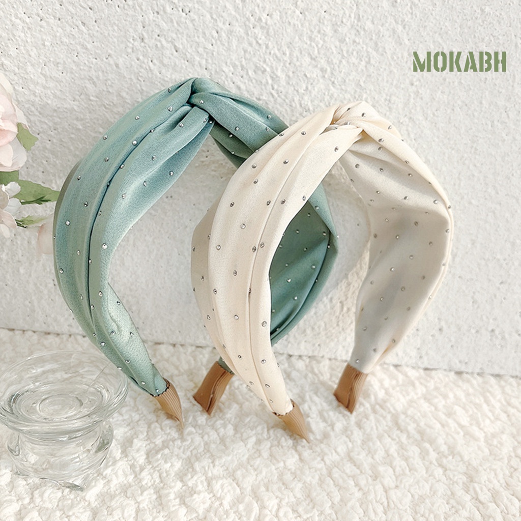 Băng Đô Cài Tóc Đính Đá Màu Sắc Thời Trang Dành Cho Nữ