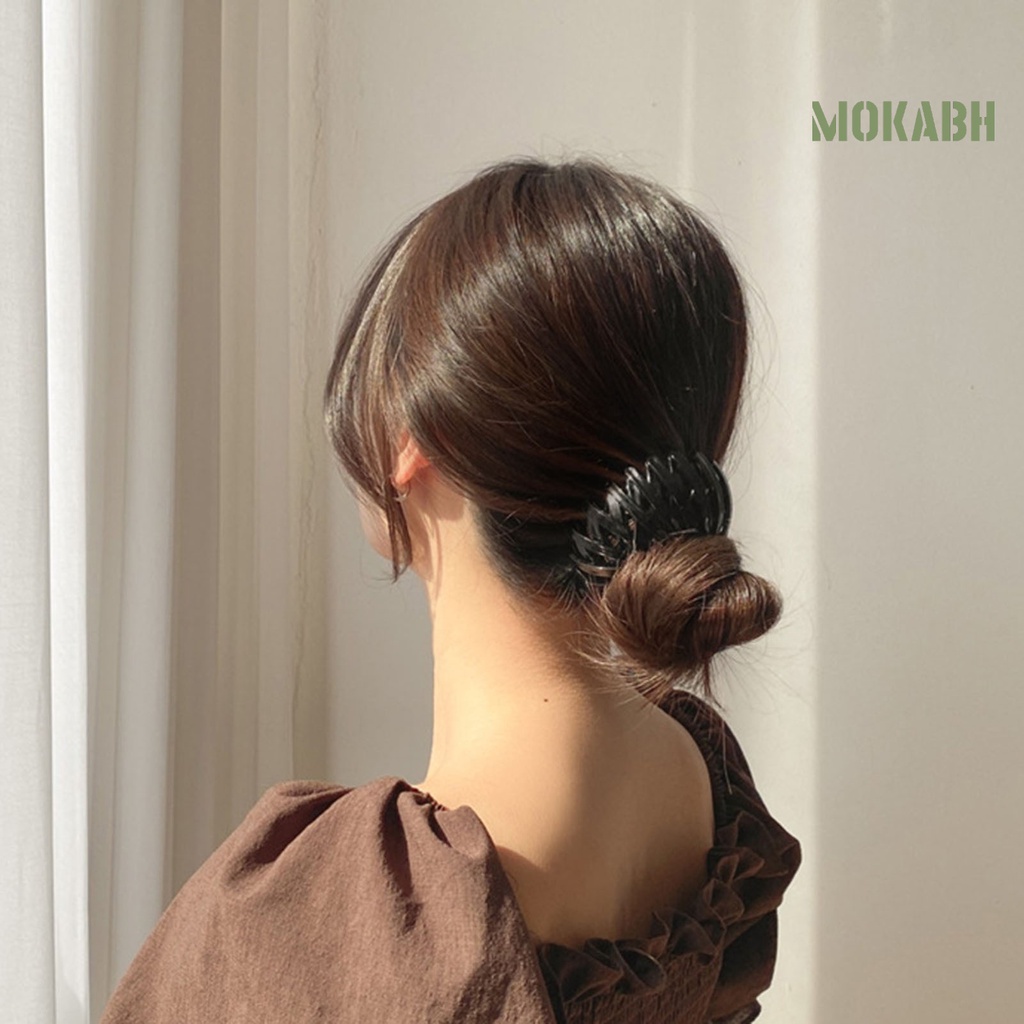 Kẹp Tóc Hình Tổ Chim Bằng Nhựa Phong Cách Vintage Cho Nữ