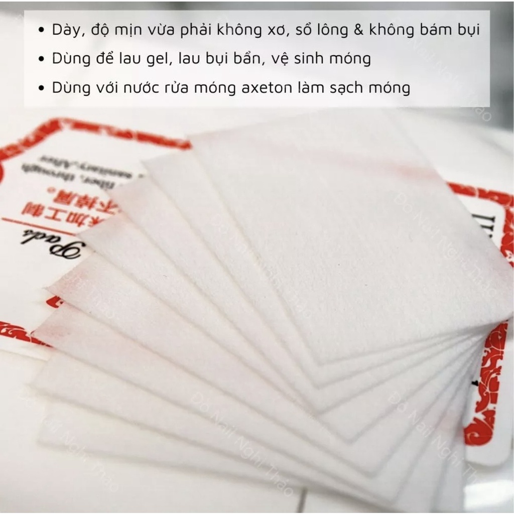 Giấy Lâu Gel Nail, Giấy Chùi Gel
