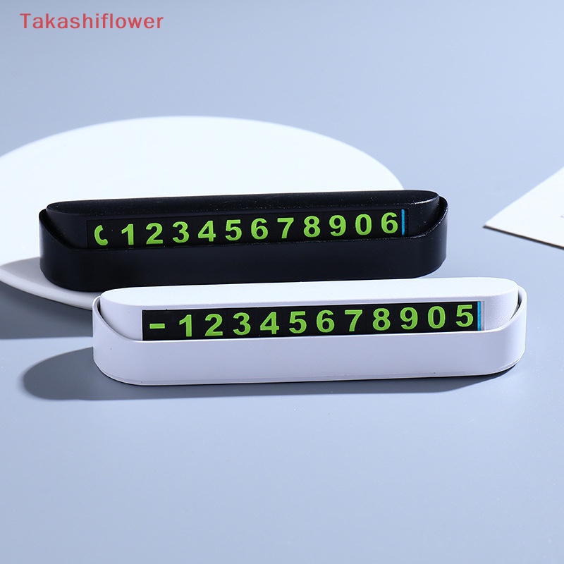 Thẻ Đậu Xe Tạm Thời Để Lại Số Điện Thoại Màu Dạ Quang Tiện Dụng