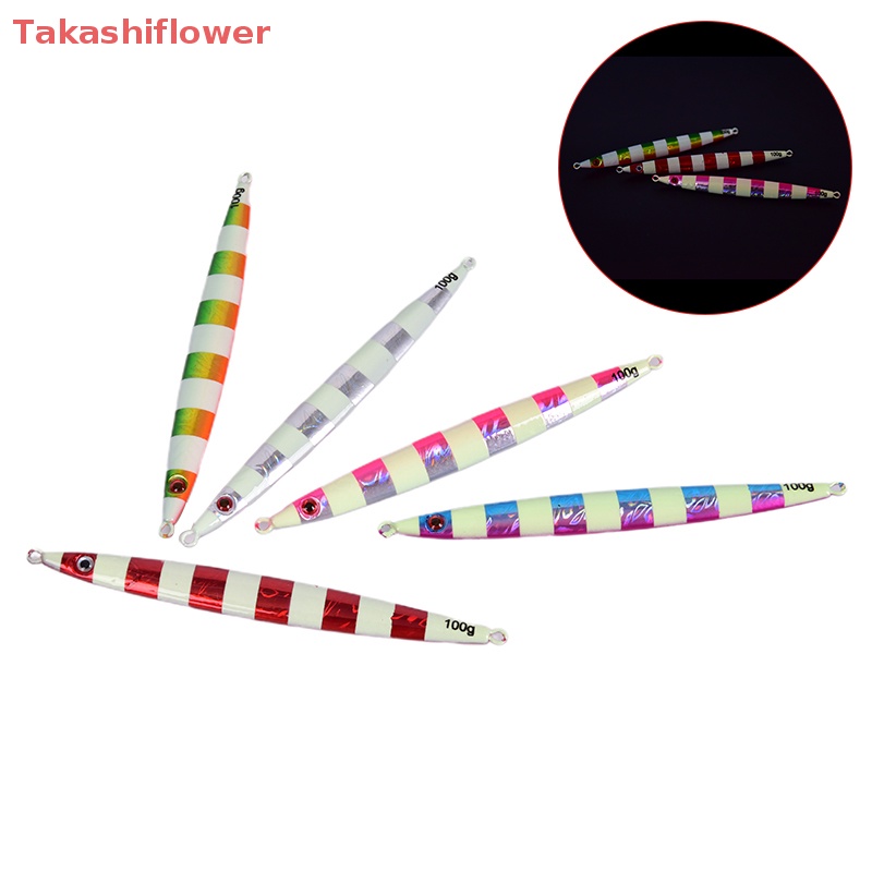 Mồi Câu Cá 100g Bằng Kim Loại Phát Sáng Độc Đáo